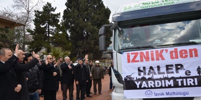 İznik’ten Halep’e Yardım Tır’ı