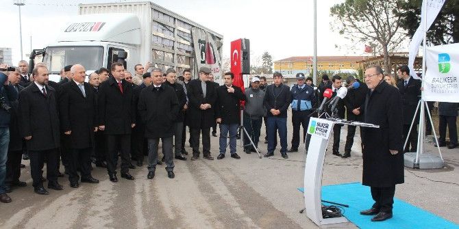 Büyükşehir’den Halep’e Yardım Tır’ı