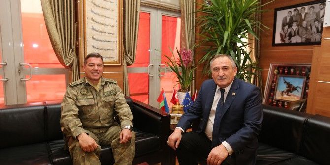 Bolu Tugay Komutanı’ndan Başkan Yılmaz’a Ziyaret