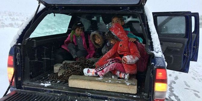 Mut’ta Eğitime Kar Engeli