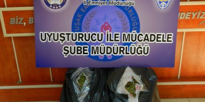 Uşak Polisi 26 Kilo Esrar Ele Geçirdi