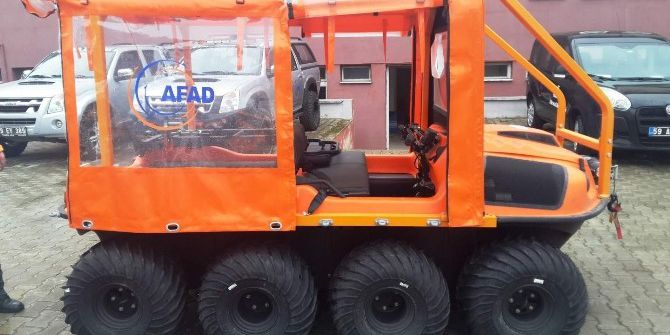Afad’a 8x8 Amfibik Araç