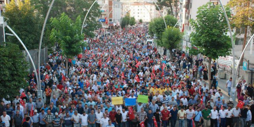 Tokat’ta Vatandaş Milli Birlik İçin Yürüdü