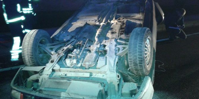 Takla Atan Araçtan Sağ Çıktılar