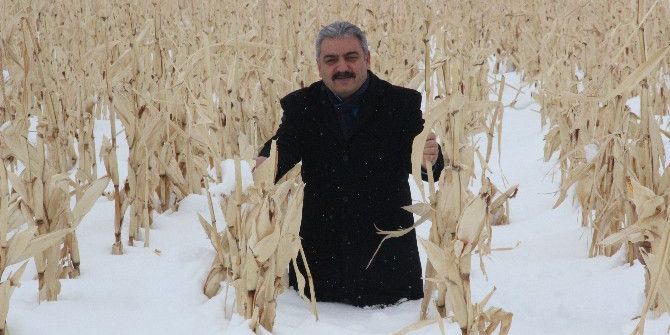 Karaman’da 1 Metreyi Bulan Kar Çiftçiyi Sevindirdi