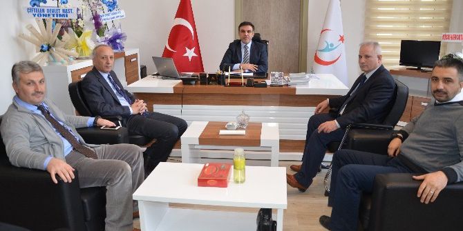 Kamu Hastaneleri Birliği Genel Sekreteri Uzm. Dr. Tunga Barçın’a Ziyaret