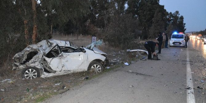 İşçileri Taşıyan Minibüsle Otomobil Çarpıştı: 1 Ölü, 1’i Ağır 9 Yaralı