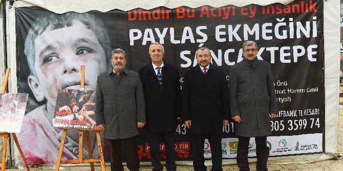 Sancaktepe Belediyesi’nden Halep’e Yardım Kampanyası