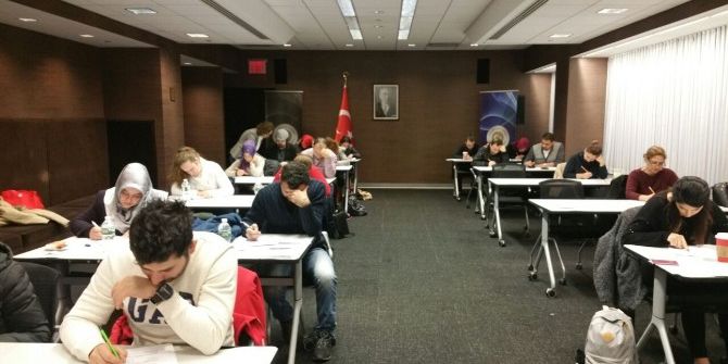 Türk Üniversitesinin Amerika’da İlk Sınav Heyecanı