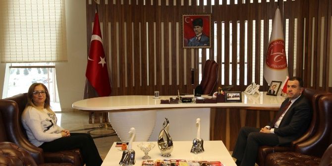 Mustafa Eldivan’dan Rektör Kılıç’a Veda Ziyareti