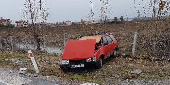 Manavgat’ta Trafik Kazası: 4 Yaralı
