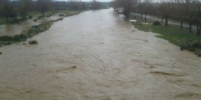 Yağışlar Çatıllı Çayını Coşturdu