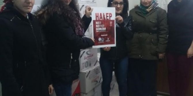 Batman’da Halep İçin Yardım Kampanyası