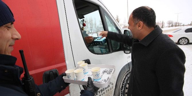 Beyşehir Belediyesi’nden Sürücülere Çorba İkramı
