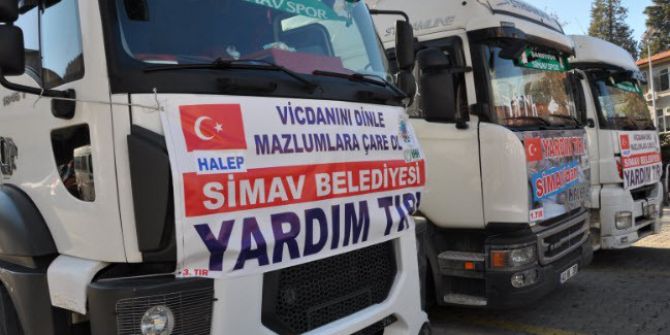 Simav’dan Halep’e Yardım