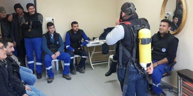 Maski Personeline İş Güvenliği Eğitimi