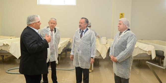 Edirne Valisi Özdemir, Süt Ürünleri Tesisini İnceledi