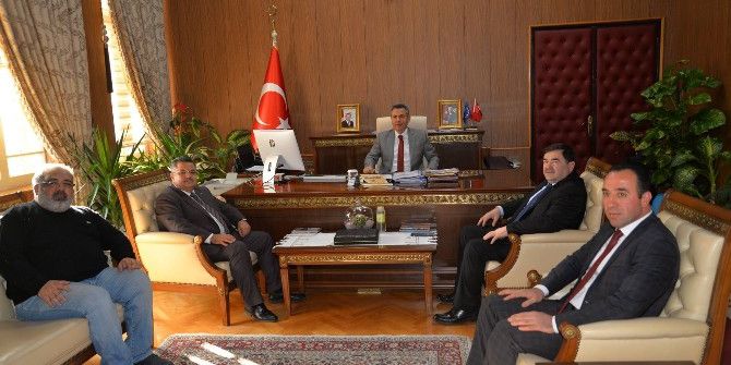 Güreş Federasyonu Başkanı Aydın’dan Başkan Yağcı’ya Ziyaret