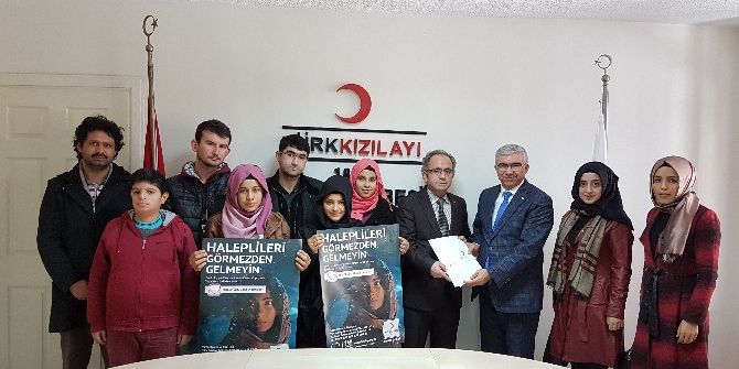 Ortaokul Öğrencileri Halep’i Görmezden Gelmedi