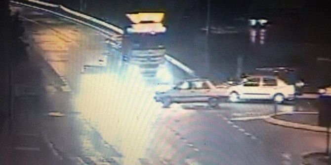 Ordu’daki Kaza Güvenlik Kamerasında