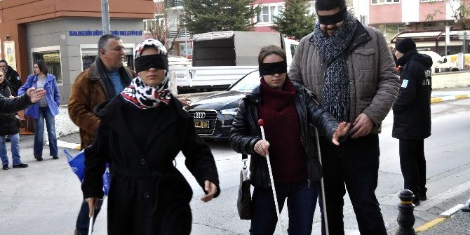 Görme Engelli Vatandaştan İlginç Uygulama