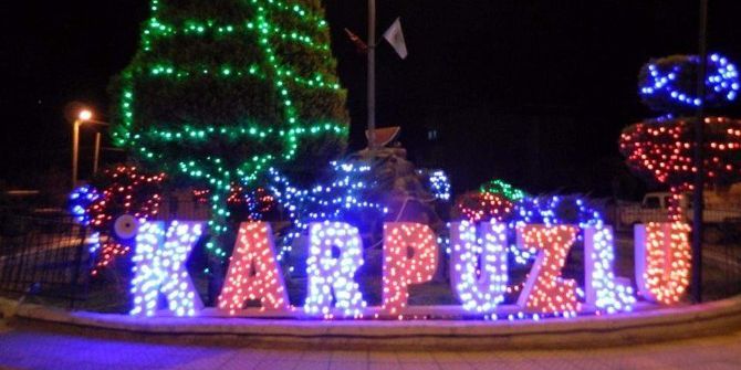 Karpuzlu Yeni Yılı Işıl Işıl Bekliyor