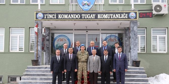 Kayso’dan 1’inci Komando Tugayına Destek Ziyareti