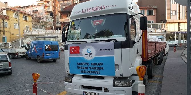Demirci’den Halep’e 600 Çuval Un