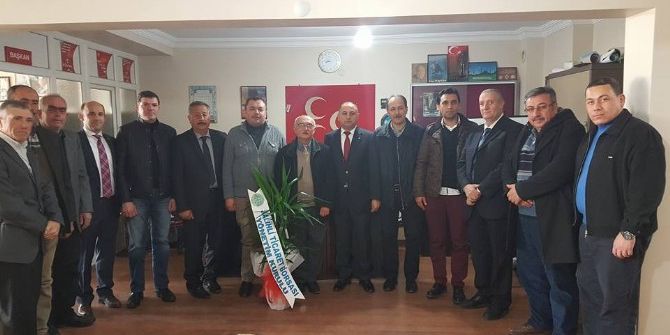 Salihli Mhp, Borsa Ve Muhtarları Ağırladı