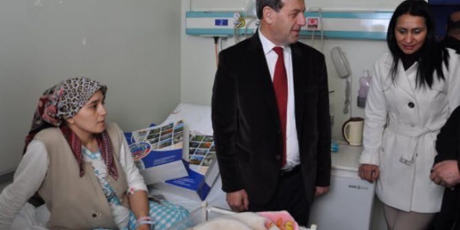 Başkan’dan İkiz Bebeklere Ziyaret