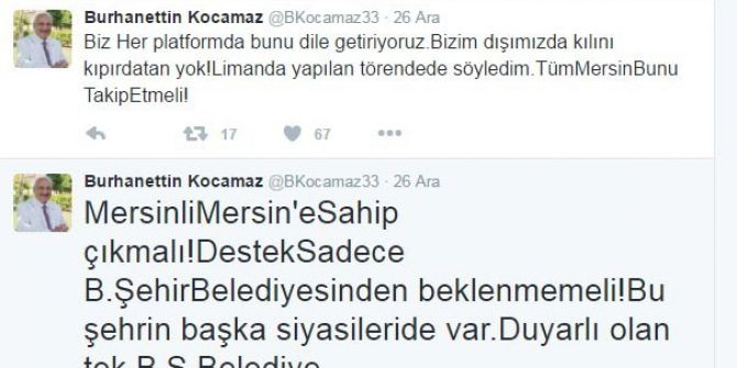 Başkan Kocamaz: "Yönetim Verdiği Sözün Arkasında Durmalı"