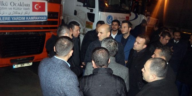 Ülkü Ocakları Suriyeli Kardeşlerini Unutmadı