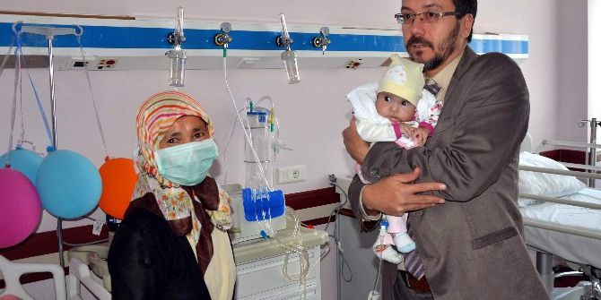 Koçak Ve Bircan 4 Aylık Buse’yi Hasta Yatağında Ziyaret Etti