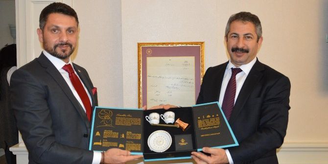 Müdür Dinç’ten Başkan Yüzügüllü’ye İadeyi Ziyaret