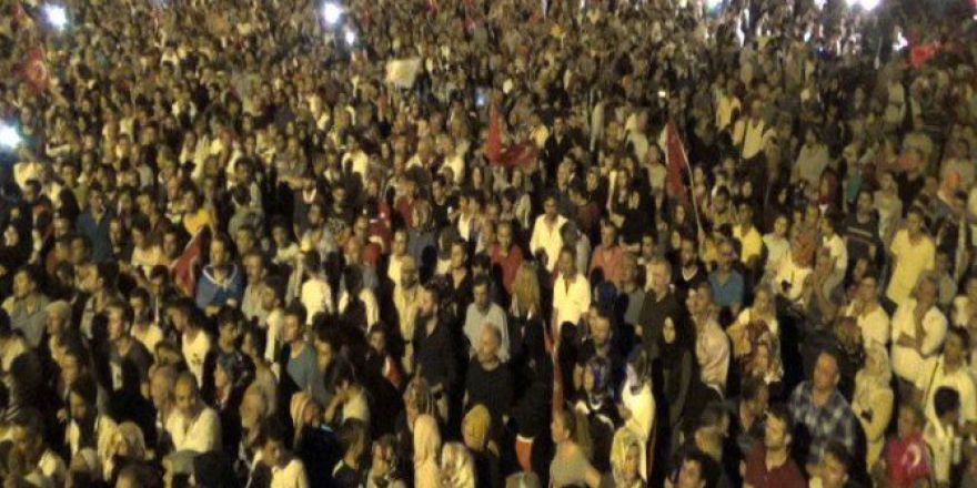 Düzce’de Mehter Eşliğinde Tepki Yürüyüşü Yapıldı