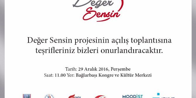 Üsküdar Belediyesi’nden "Değer Sensin" Projesi