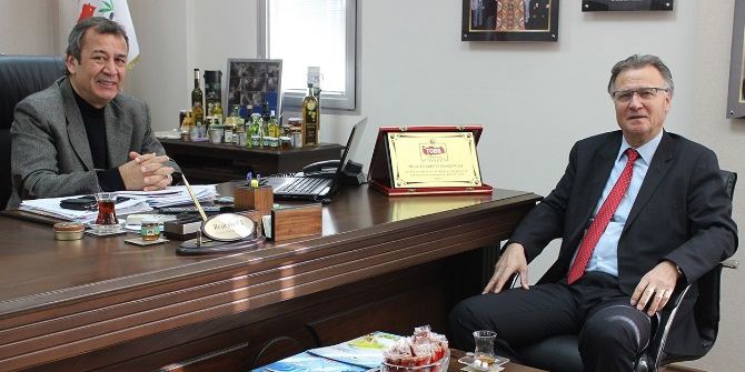 Emekli Olan Başmüdür Ziyaretlerini Sürdürüyor