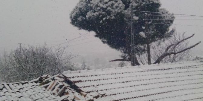 Salihli’de Kar Yağışı Başladı