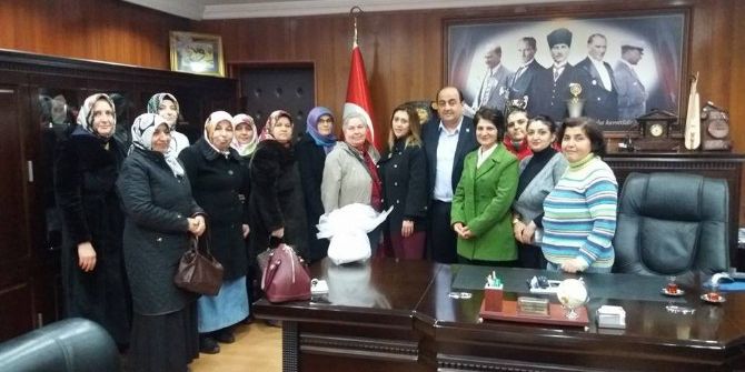 Gülüçlü Bayanlardan Başkan Demirtaş’a Teşekkür Ziyareti