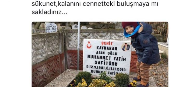 Şehit Kaymakam Muhammet Fatih Safitürk’ün Eşinin Paylaşımı Yürek Burktu