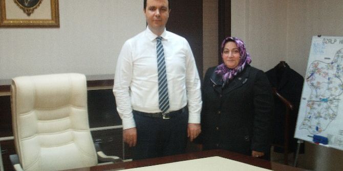 Ak Parti Heyetinden Kaymakam Vardar’a Ziyaret