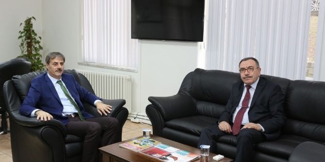 Başkan Alemdar’dan Kaymakam’a Ziyaret