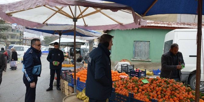 Sivrihisar Belediye Zabıta Ekiplerinden Pazar Denetimi
