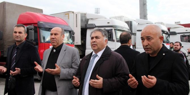 Mersin’den Halep’e 36 Yardım Tırı