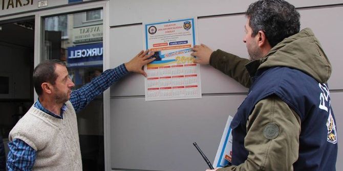 Bolu Polisinde Dolandırıcılara Karşı Yeni Yıl Takvimli Uyarı