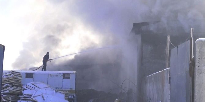 Doğubayazıt’ta Korkutan Yangın