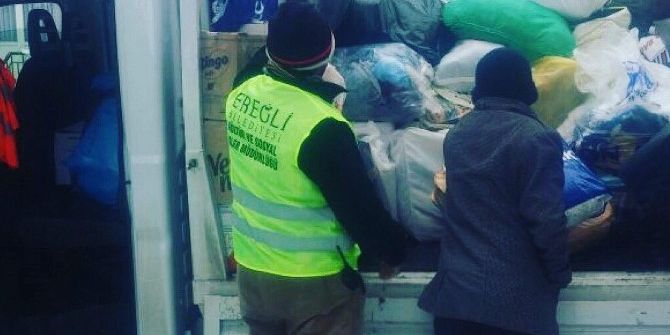 Ereğli Belediyesi’nin Halep Kampanyasına Destek Büyüyor