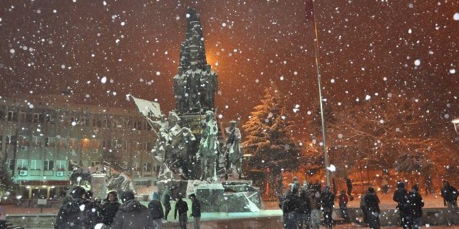 Uşak’ta Kar Tatili