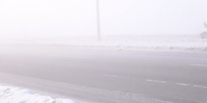 Doğubayazıt’ta Yoğun Sis