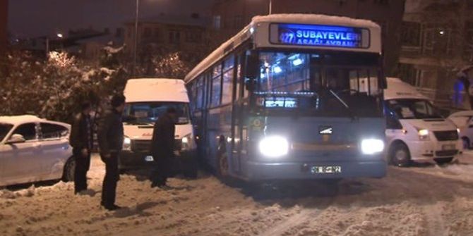 Başkent’te Kar Yağışı Ulaşımı Olumsuz Etkiledi